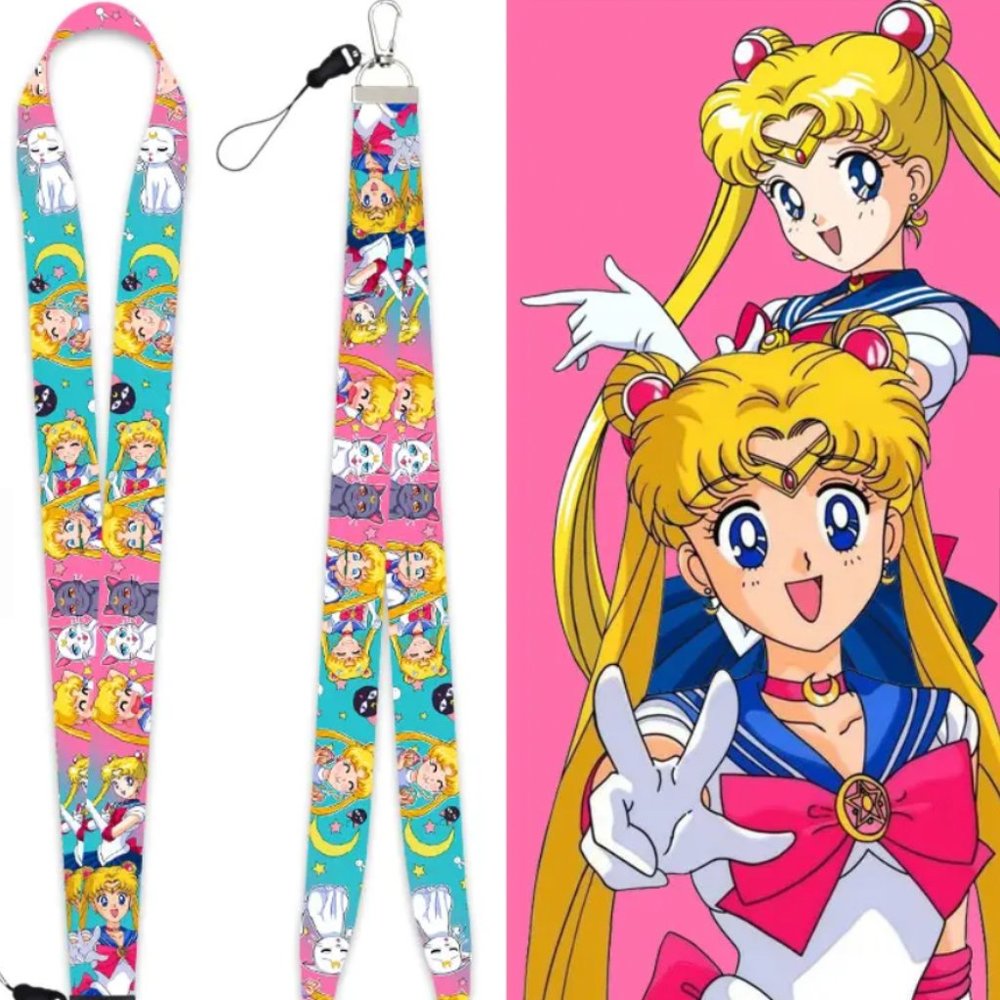 Sailor moon Lanyard Keychain Japanese Anime👍😊❣️